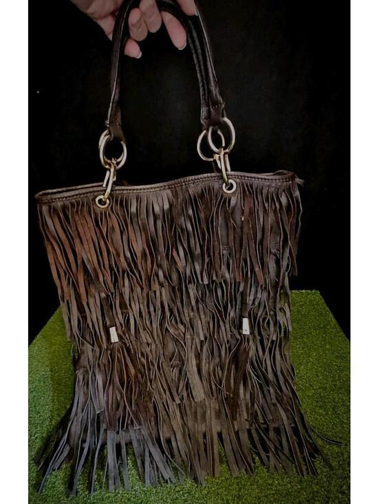 Zara Handbags - Zara 4 Teir Boho Fringe Leather Purse